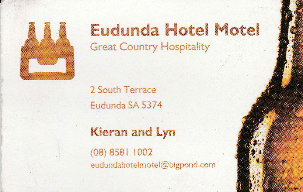 Eudunda SA Holiday Adelaide