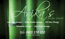 Anikas Massage Therapy - Holiday Adelaide 0