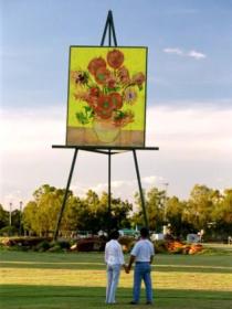 Van Gogh Sunflower Painting - Holiday Adelaide 0
