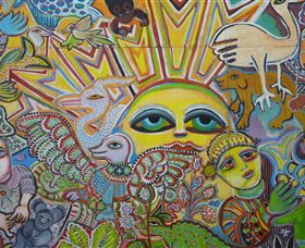 The Painting Of Life By Mirka Mora - Holiday Adelaide 0