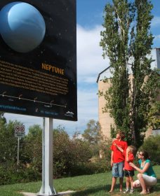 Worlds Largest Virtual Solar System Drive - Holiday Adelaide 1