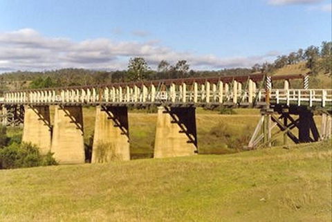 Historic Tabulam DeBurgh Timber Bridge - Holiday Adelaide 0