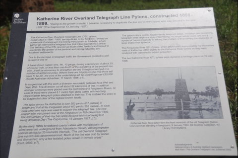 Katherine Overland Telegraph Pylons - Holiday Adelaide 2