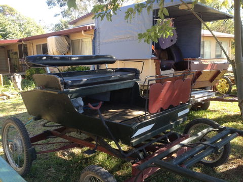 Mr And Mrs Behan Sulky Display - Holiday Adelaide 1