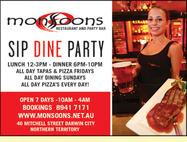 Monsoons Restaurant And Party Bar - Holiday Adelaide 2