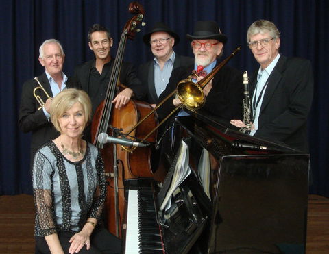 The Caxton Street Jazz Band In The Swigmore Hall At Robert Channon Wines - Holiday Adelaide 0