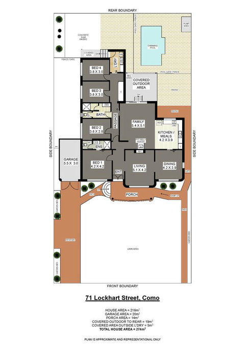 Big House Heated Pool 11 Beds Como / South Perth / Applecross - Holiday Adelaide 1