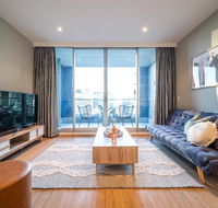 Above The Square on Hindmarsh-Pool - Gym - Carpark - Holiday Adelaide