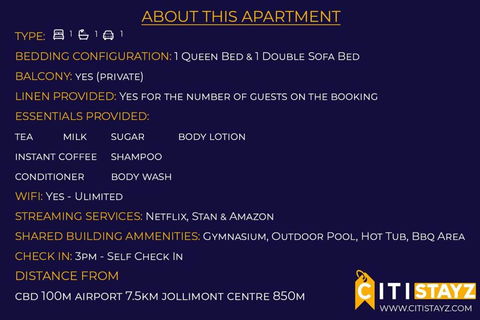 Perfectly Located Modern Apartment - Canberra CBD - Holiday Adelaide 2