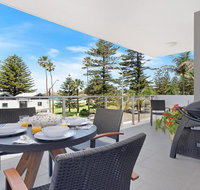 Bathers at the Beach - across from Surf Beach - Holiday Adelaide