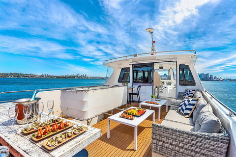 Vivid 90-Minute Sydney Harbour Intimate Catamaran Cruise With Canapes - Holiday Adelaide 4